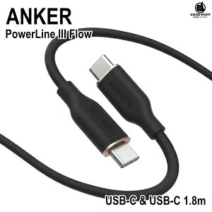 Anker PowerLine III Flow USB-C & USB-C �P�[�u�� 1.8m �A���J�[ 240W �}���[�d ���܂Ȃ�