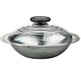 ハリオ　土鍋　IH対応　フタがガラスのIH対応ステンレス鍋23　雪平　MIS-23　耐熱ガラス 雪平鍋 ステンレス IH対応 食洗器 日本製 はりお HARIO