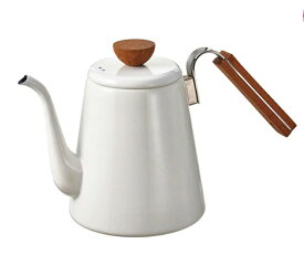 ハリオ　ボナ・琺瑯 ドリップケトルBDK-80-W HARIO