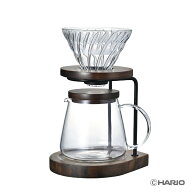 ハリオ　ドリップスタンドセット ウォールナット　WDS-1006-WN HARIO