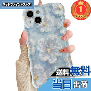 【送料無料】【楽天ランキング1位獲得】QLTYPRI iPhone 16 Pro ケース TPUカバー おしゃれ 韓国 可愛い 花柄 ウェーブ 薄型 軽量 耐衝撃 スマホケース ワイヤレス充電対応 ストラップホール付き ア
