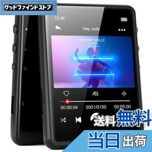 MECHEN 64GB MP3v[[ Bluetooth 5.3 fW^I[fBIv[[ y ~jyv[[ 128GB܂Ŋg\ Xs[J[ 2.4C`^b`XN[ FMWIE^EdqubNE