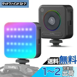 SmallRig RGBBeCg Vibe P108 LEDrfICg 2700K-6500K F ÖiK 359FRGB[h 2000mAh R[hV[Ή IJrfICg iphone/Gopro/Osmo Pocket/Samsung/Nikon/Canon/Sony/ANV