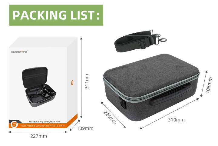 楽天市場】【送料無料】TMOM DJI RS3 Miniケース ポータブル 旅行 