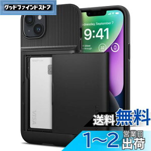yzSpigen iPhone14 P[X 蒠^ ϏՌ J[h [P[X 2d\ ϏՌ ČRMILKi擾 h~ IC J[h |Pbg pXP[X XEA[}[ CS ACS05058 (ubN)