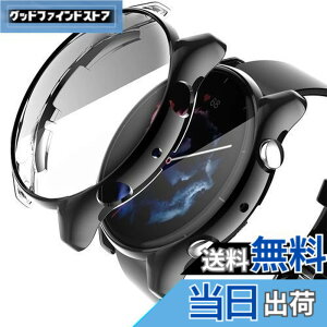 �y���������zMiimall�Ή�Huami amazfit GTR 3/GTR 3 Pro �J�o�[ TPU�S�ʕی�P�[�X �d�C���b�L���H �����ߗ� �Ռ��z�� �w��h�~ ���y�� Amazfit GTR3 Pro �P�[�X �C�A�h�~ �E���ȒP�i�u���b�N�j