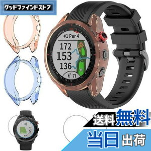 �y���������zFIVOF2���ی�P�[�X+2���t���ی�t�B�����Ή�Garmin(�K�[�~��) Approach S62��p�P�[�X �K�[�~�� Approach S62 �J�o�[ �\�t�g TPU�ގ� �҂�����Ή� �C�菝�h�~ �y�� �h�Ռ� Garmin Approach S62 