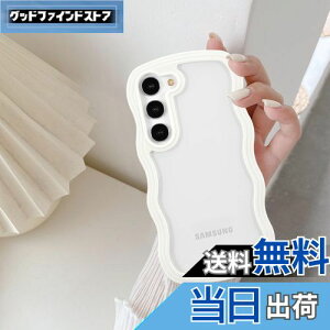 【送料無料】QLTYPRI Galaxy A55 ケースクリア SC-53E / SCG27 TPU バンパー ウェーブ おしゃれ 韓国 可愛い ケース 透明 薄型 軽量 耐衝撃 スマホケース ワイヤレス充電対応 ストラップホール付き ギャ