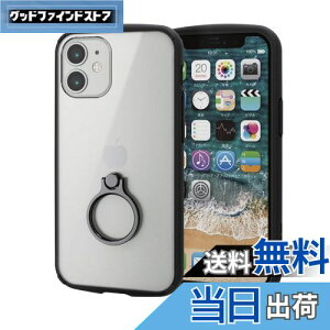 yzGR iPhone 12 mini P[X nCubh ϏՌ TOUGHSLIM LITE t[J[ Ot ubN PM-A20ATSLFCRBK