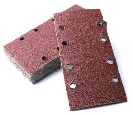 IROKCAKPT オービタルサンダー ペーパー マジック式 #60番 93x186mm 電動サンダー用ペーパー（30枚入）電動オービタルサンダー 木工DIY作業に