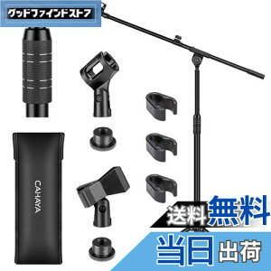 CAHAYA マイクスタンド ストレート ブーム 持ち運びバッグ付き 本体2kg 360°高さ調節可能 最高205cm スチール材 ナイロン材 マイクアーム マイクホルダー マイクロフォン スタンド 会議 講習会