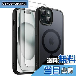 yzJETech 3 in 1 iPhone 15 6.1 C`p }Olbg P[X 2KXtBt MagSafeΉ }bgobN ϏՌX}zJo[ (ubN)