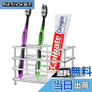 【送料無料】Gelrova 歯ブラシスタンド ステンレス鋼歯ブラシホルダー 多機能歯ブラシホルダー 洗面所 洗面用品 電動歯ブラシ置き