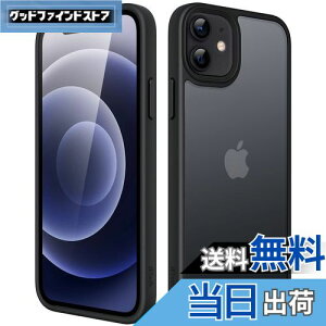 yzJEDirect }bgP[X iPhone 12/12 Pro 6.1C` ϏՌ~^[O[h̗h~ ̔̔wʓdbJo[ wh~ (ubN)