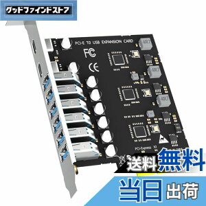 yzGLOTRENDS U6A2C 8|[g(2 Type-C+ 6 x Type-A) USB 3.0 5Gbps PCle gJ[hAIntelAAMDAARMvbgtH[pAWindowsLinuxƌ݊(Mac OST|[g)