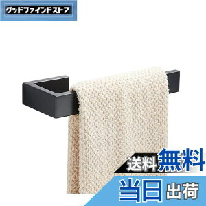 【送料無料】タオル掛け、ハンドタオルリングホルダーSUS304ステンレススチール、バスルームやキッチンのタオル掛け取り付け金具セット、ホテルや家庭の戸棚、マットブラック、壁掛け