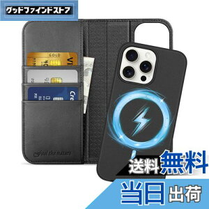 SHIELDON iPhone 15 Pro MaxΉ蒠^P[X 2in1 {v OR ACz15 v}bNX gуJo[ Ռz J[h[ uX^h@\ }Olbg [RFIDubLO]Sʕی