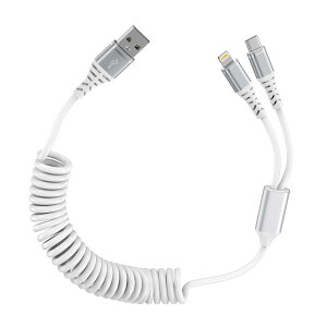 Bioonis 2in1[dP[u RCUSB lightningP[u+type-cP[u0.4m1.2M܂ŎRLk 1{2҃J[ CgjO iPhone16pԃP[u ACtH15[dP[u }`Andriod ^CvCR[h