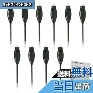 【送料無料】PAVIKE スコアカード ペン 10本セット 消しゴム付きゴルフ鉛筆 ゴルフ マーカー ペン鉛筆 楕円形のクリップ 快適な書き 消しゴム付き 保護スリーブ付き スコア記録 書き込み、描