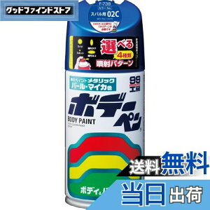 【送料無料】ソフト99(SOFT99) 99工房 補修ペイント ボデーペン Fー739 300ml SUBARU(スバル) 02C WRブルーマイカ 自動車ボディ、バンパー、金属、木材 08739