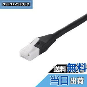 �y���������z�o�b�t�@���[ BUFFALO �c���̐܂�Ȃ�LAN�P�[�u�� �J�e�S��6a �X�g���[�g �m�[�}���^�C�v �u���b�N BSLS6ANU30BK