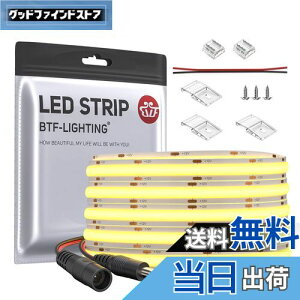 BTF-LIGHTING FCOB COB LEDe[vCg x tLVu LEDe[vCg 5M 480LEDs/m 2400LEDs/5m F 6000K 8mm XgbvCg DC12V 9W/m \ ό`\ ؒf\ Q Lb`z[ 