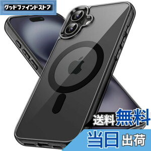 yzJETech iPhone 16 Plus 6.7C`p }Olbg P[X MagSafeΉ Ռz op[Jo[ h~ NAobN (ubN)