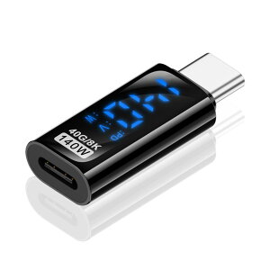 yzPoyiccot USB C A_v^140WAUSB-C to USB C o̓XN[\ ϊA_v^A40Gbps USB CA_v^f[^]ALEDo̓XN[\ Type-C RlN^A gѓdb/bvgbv/
