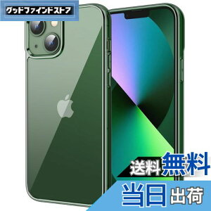 【送料無料】JETech iPhone13 mini 保護ケース(5.4インチ専用) 黄ばみなし 衝撃吸収 バンパーカバー 傷つけ防止 クリアバック (アルパイングリーン)