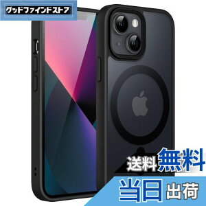 yzJETech iPhone 13 mini 5.4C`p }Olbg P[X MagSafeɑΉ ̃}bgw ^ ϏՌ Jo[ (ubN)