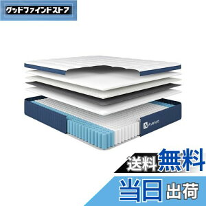 Avenco マットレス セミダブル 高反発マットレス 超厚24cm ポケットコイルマットレス 体圧分散 スマットレス 竹炭メモリーフォーム 消臭 ベッドマットレス 9ゾーン構造 セミダブル マットレス