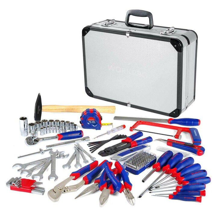 楽天市場】【送料無料】WORKPRO ホームツールセット 工具セット 119点 