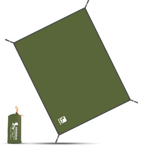 【送料無料】テントシート 防水 レジャーシート グランドシート 両面防水 日除け加工 紫外線カット 軽量 収納バッグ付き アウトドア キャンプ 登山 ピクニック (M/L/XL/XXL/XXXL)