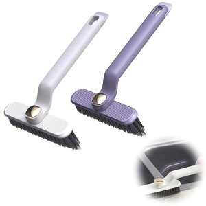 【送料無料】EsiFare お風呂掃除 ブラシ 角度調整可能 2個セット 掃除用ブラシ 多機能 玄関タイルブラシ 排水溝 隙間掃除グッズ 隙間ブラシ 窓 玄関 排水口 浴室 キッチン トイレ ピンセット付