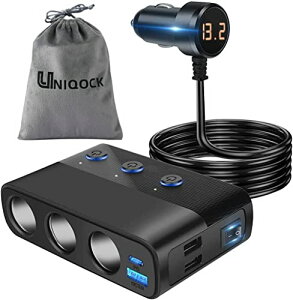 yzUNIQOCK Ԃ̏[d 5}`|[gԏ[d Ԃ̏[dA_v^[X}[gtHpUSBԍڏ[d 5V-9V 1.5-6.2AiMaxj㕔ȏ[dp 1.5m P[ut}`VKbgC^[US