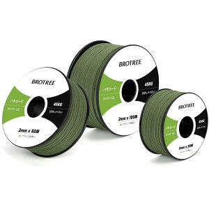 yzBrotree pR[h 2mm 1c 30m/50m/100m KC[v eg[v R ׈ ω׏d45kg Ntg ANZT[ Lv AEghAp