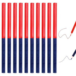 【送料無料】EsiFare赤青鉛筆【10本入】赤鉛筆 青鉛筆 赤青えんぴつ 赤鉛筆 小学生 赤青鉛筆 小学生 壊れにくく、耐久性があり、学生やエンジニアに適しています