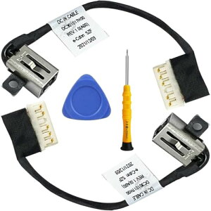 【送料無料】ZHUROUPU 対応for Dell Ifor NSPIRON 15 3510 3511 3520 I5-1135G7 3525 3515 3521 Vostro 15 3510 3515 14 3420用交換用DC電源ジャックソケット充電ポートケーブルGDM50 DC301017H00 231X7 DC301018100 0231X7 (2個)