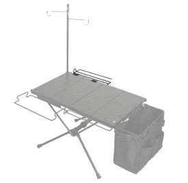 【送料無料】アウトドア キャンプ テーブル アルミ ロールテーブル ランタンハンガー付き 折りたたみ式 ランタンポール付属 ハイキング BBQテーブル コンパクト 超軽量 熱・水に強い 組立簡単 多種類のパーツを自由に組み合わせ