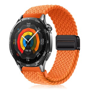 �y���������z[YealRed] �o���h 22mm For Huawei Watch GT6 Pro/GT6/GT5 Pro/GT5/GT4/GT3(46mm) �����p�X�g���b�v �e���i�C������ �ւ��x���g �ґg�X�g���b�v ���C�o�b�N�� ���� �x���g �}�O�l�b�g�o���h�t�@�[�E