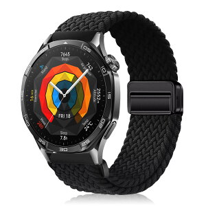 �y���������z[YealRed] �o���h 22mm For Huawei Watch GT6 Pro/GT6/GT5 Pro/GT5/GT4/GT3(46mm) �����p�X�g���b�v �e���i�C������ �ւ��x���g �ґg�X�g���b�v ���C�o�b�N�� ���� �x���g �}�O�l�b�g�o���h�t�@�[�E