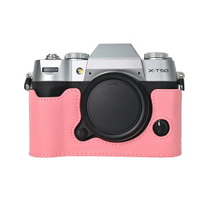 �y���������zVOVMOEYA X-T50 �~���[���X���J�����p�n�[�t�P�[�X�AXT50��p�{�f�B�J�o�[�A1/4�l�W���t���A�o�b�e���[�E�������[�J�[�h�����\�APU���U�[��