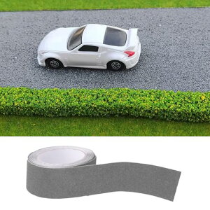 【送料無料】wowjimi 道路テープ 5cm*5m 情景コレクション リアル ミニカー遊び 道路 線路 シール ステッカー グラス模型 建物モデル 箱庭 鉄道模型 ジオラマ アスファルト DIY 装飾 カット可能