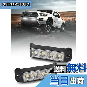 �y���������zLargoods LED��Ɠ� 5.5�C���`LED ���C�g�o�[ 12W 4�A ���[�N���C�g �t�H�O���C�g �f�b�L���C�g�o�b�N���C�g�W���� �O�Ɠ� ������ 6000k ���P�x IP68�h���h�o �ȃG�l