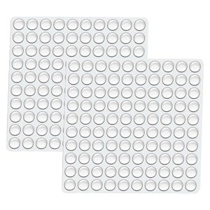 【送料無料】DEVENTORZ 滑り止め ゴム足 シール 200粒入り 戸当たりゴム 直径 5mm*厚さ2mm 丸型 家具 クッション ソフト 戸当たりクッション ドア 緩衝 滑り 止め シート 衝撃音吸収 キズ防止 家具