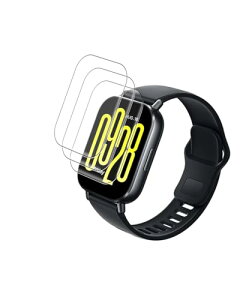 【送料無料】【3枚セット】For Redmi Watch 5 Active 用 フィルム ガラスフィルム【KONXISA】 スマートウォッチ 液晶フィルム 高透過率 9H硬度 擦り傷防止 飛散防止 指紋防止 気泡ゼロ ガラスフィルム
