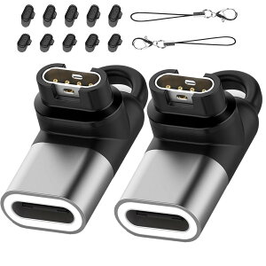 【送料無料】Gar-min(ガーミン)用変換アダプター(1個) L型Type-C対応 + 防塵プラグ 充電ポート用(5個)TPU素材 スマートウオッチ変換アダプター ガーミン用 変換アダプター USB Type C 変換アダ