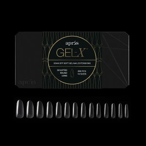 �y���������zApres Gel-X ���E���h�{�b�N�X �l�C���`�b�v | �W�F��X�`�b�v280�A�\�t�g�W�F���`�b�v�A14�T�C�Y 00-9 | �n�[�t�T�C�Y�t�� �F�F�X�J���v�e�b�h ���E���h �����O�A�T�C�Y�F280 Count