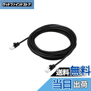 �y���������z�G���R�� LAN�P�[�u�� CAT6A �F�F�u���b�N�A�T�C�Y�F5m