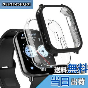 �y���������zHianjoo 2���� Xiaomi Redmi Watch 5 Lite �Ή� �P�[�X �t�B���� [�ی�J�o�[ + �t�B���� ��̌^] Xiaomi Redmi Watch 5 Lite �Ή� �J�o�[ TPU�f�� �\�t�g�P�[�X �S�ʕی� �ی�t�B���� �Ռ��z�� ��